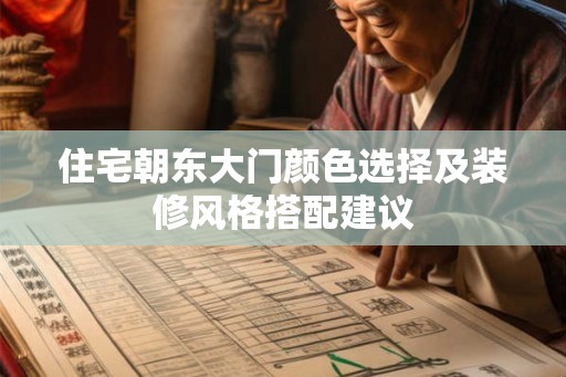 住宅朝东大门颜色选择及装修风格搭配建议