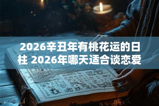 2026辛丑年有桃花运的日柱 2026年哪天适合谈恋爱
