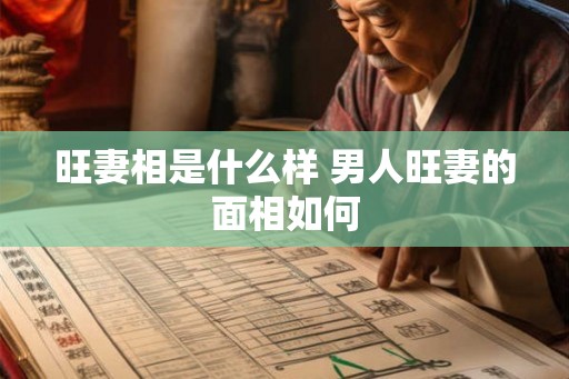 旺妻相是什么样 男人旺妻的面相如何