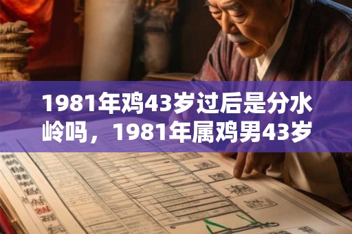 1981年鸡43岁过后是分水岭吗，1981年属鸡男43岁后运势