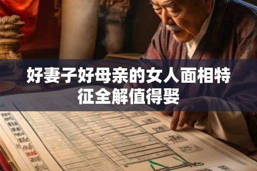 好妻子好母亲的女人面相特征全解值得娶 好妻子好母亲的女人面相特征全解值得娶