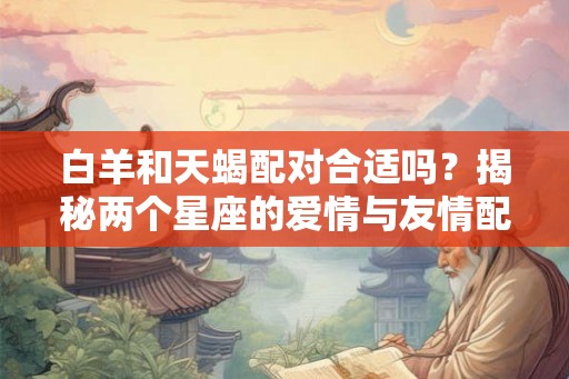 白羊和天蝎配对合适吗？揭秘两个星座的爱情与友情配对