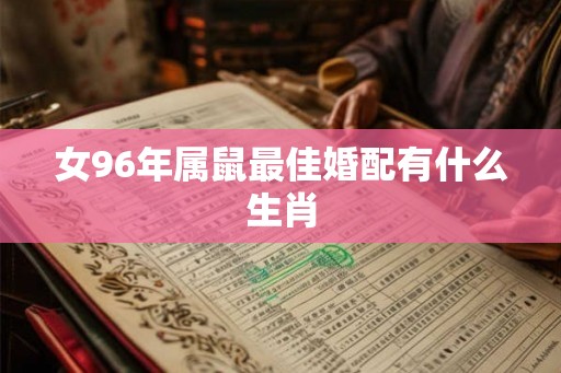 女96年属鼠最佳婚配有什么生肖