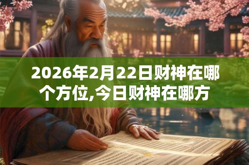 2026年2月22日财神在哪个方位,今日财神在哪方