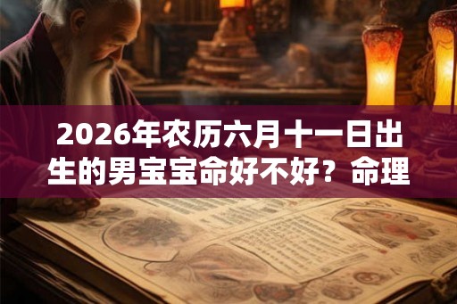 2026年农历六月十一日出生的男宝宝命好不好？命理详解