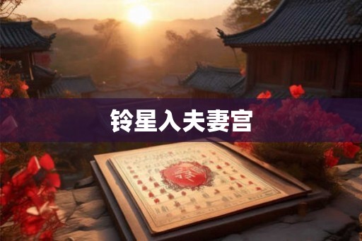 铃星入夫妻宫 铃星入夫妻宫