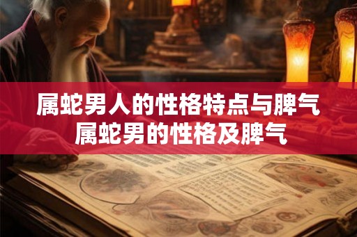 属蛇男人的性格特点与脾气 属蛇男的性格及脾气 属蛇男人的性格特点与脾气 属蛇男的性格及脾气