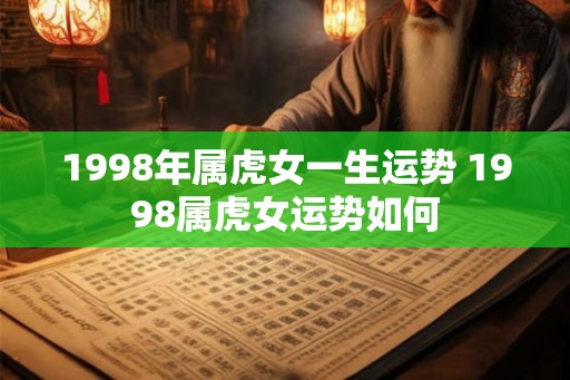 1998年属虎女一生运势 1998属虎女运势如何 1998年属虎女一生运势 1998属虎女运势如何