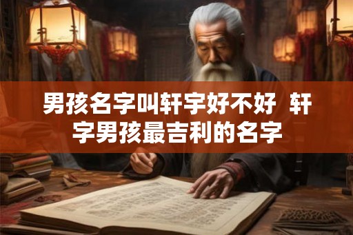 男孩名字叫轩宇好不好  轩字男孩最吉利的名字