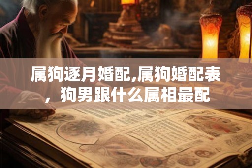 属狗逐月婚配,属狗婚配表，狗男跟什么属相最配