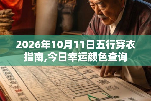 2026年10月11日五行穿衣指南,今日幸运颜色查询