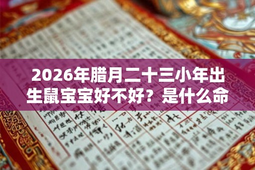 2026年腊月二十三小年出生鼠宝宝好不好？是什么命？