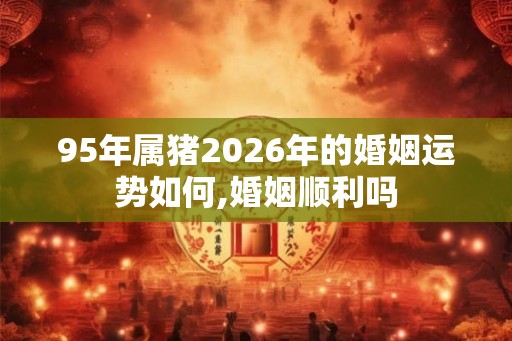 95年属猪2026年的婚姻运势如何,婚姻顺利吗