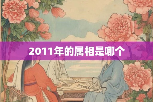2011年的属相是哪个