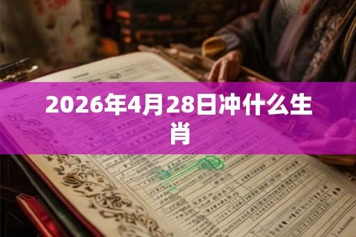 2026年4月28日冲什么生肖