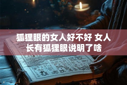 狐狸眼的女人好不好 女人长有狐狸眼说明了啥 狐狸眼的女人好不好 女人长有狐狸眼说明了啥