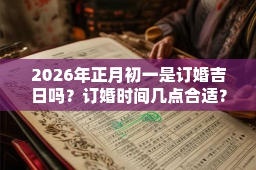 2026年正月初一是订婚吉日吗？订婚时间几点合适？