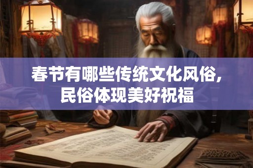 春节有哪些传统文化风俗,民俗体现美好祝福