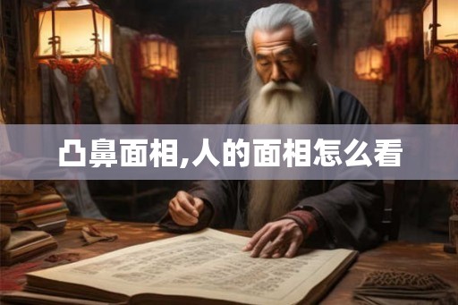 凸鼻面相,人的面相怎么看