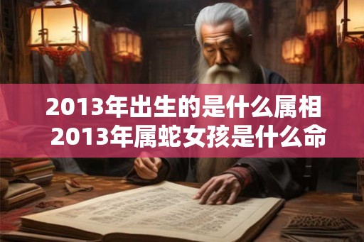 2013年出生的是什么属相  2013年属蛇女孩是什么命