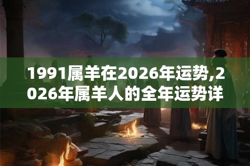 1991属羊在2026年运势,2026年属羊人的全年运势详解
