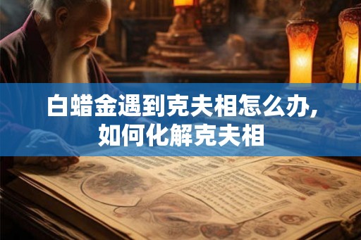 白蜡金遇到克夫相怎么办,如何化解克夫相