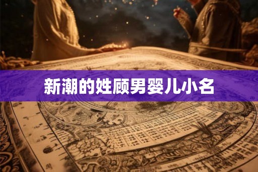 新潮的姓顾男婴儿小名