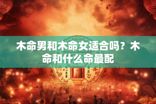 木命男和木命女适合吗?木命和什么命最配 木命男和木命女适合吗?木命和什么命最配