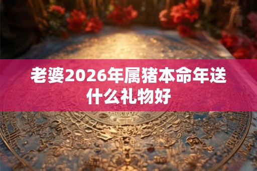 老婆2026年属猪本命年送什么礼物好
