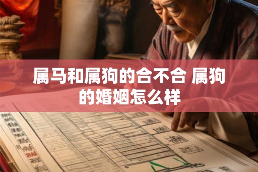 属马和属狗的合不合 属狗的婚姻怎么样