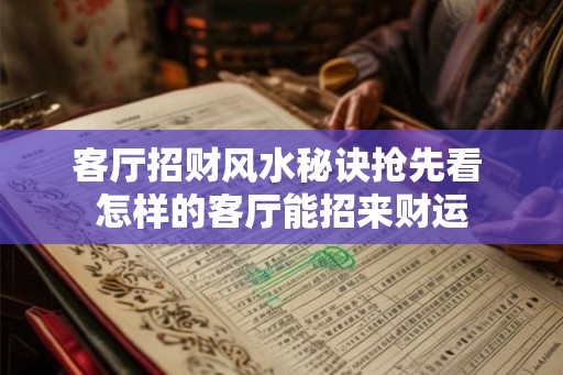 客厅招财风水秘诀抢先看 怎样的客厅能招来财运