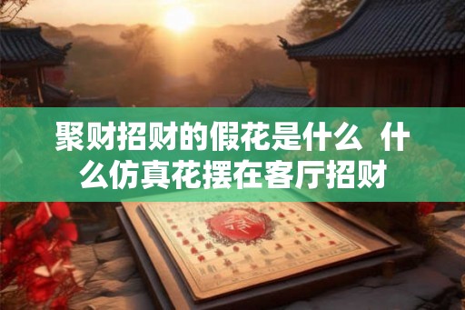聚财招财的假花是什么  什么仿真花摆在客厅招财