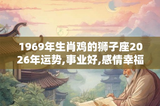 1969年生肖鸡的狮子座2026年运势,事业好,感情幸福