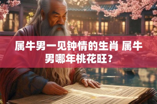 属牛男一见钟情的生肖 属牛男哪年桃花旺？