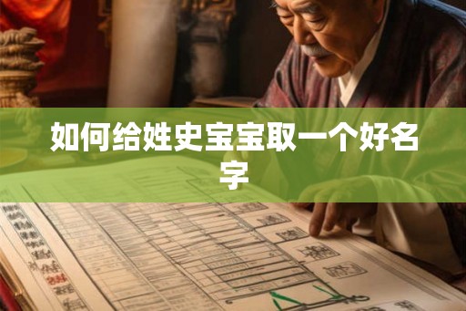 如何给姓史宝宝取一个好名字