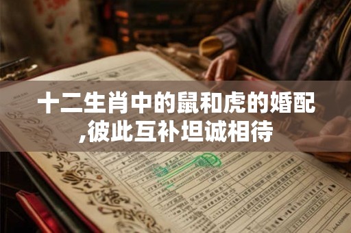 十二生肖中的鼠和虎的婚配,彼此互补坦诚相待