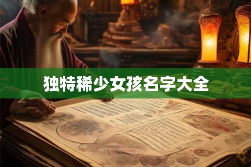 独特稀少女孩名字大全