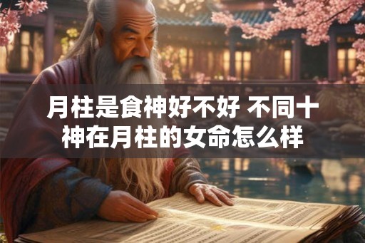 月柱是食神好不好 不同十神在月柱的女命怎么样