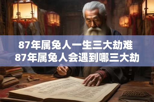 87年属兔人一生三大劫难 87年属兔人会遇到哪三大劫难