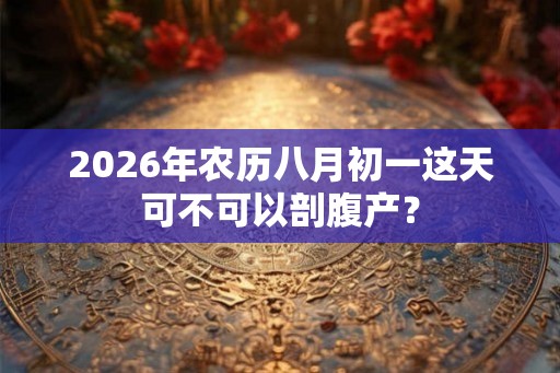 2026年农历八月初一这天可不可以剖腹产？