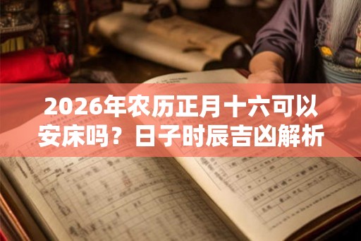 2026年农历正月十六可以安床吗？日子时辰吉凶解析！