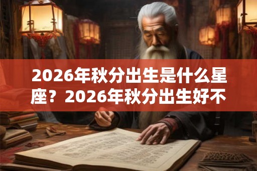 2026年秋分出生是什么星座？2026年秋分出生好不好？