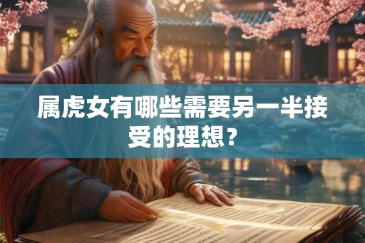 属虎女有哪些需要另一半接受的理想？