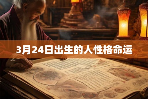 3月24日出生的人性格命运