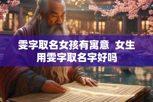 雯字取名女孩有寓意  女生用雯字取名字好吗