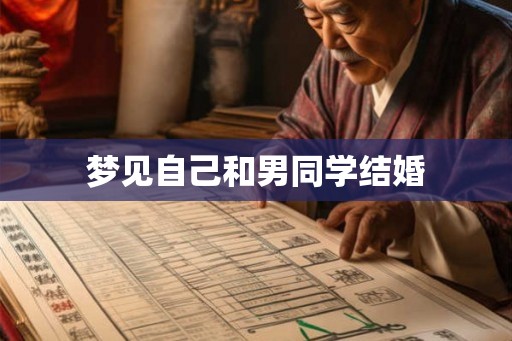 梦见自己和男同学结婚