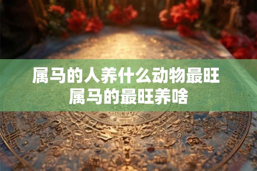 属马的人养什么动物最旺 属马的最旺养啥