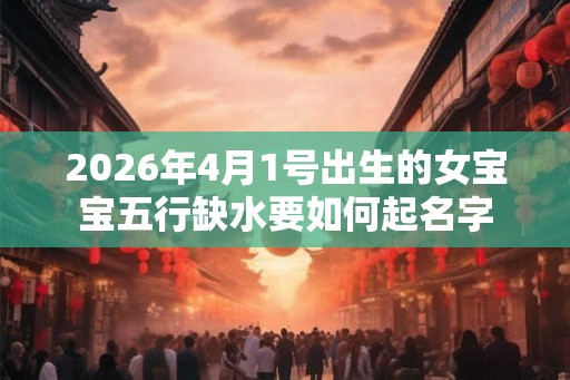 2026年4月1号出生的女宝宝五行缺水要如何起名字