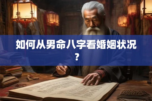 如何从男命八字看婚姻状况？
