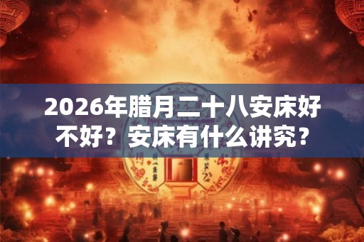 2026年腊月二十八安床好不好？安床有什么讲究？